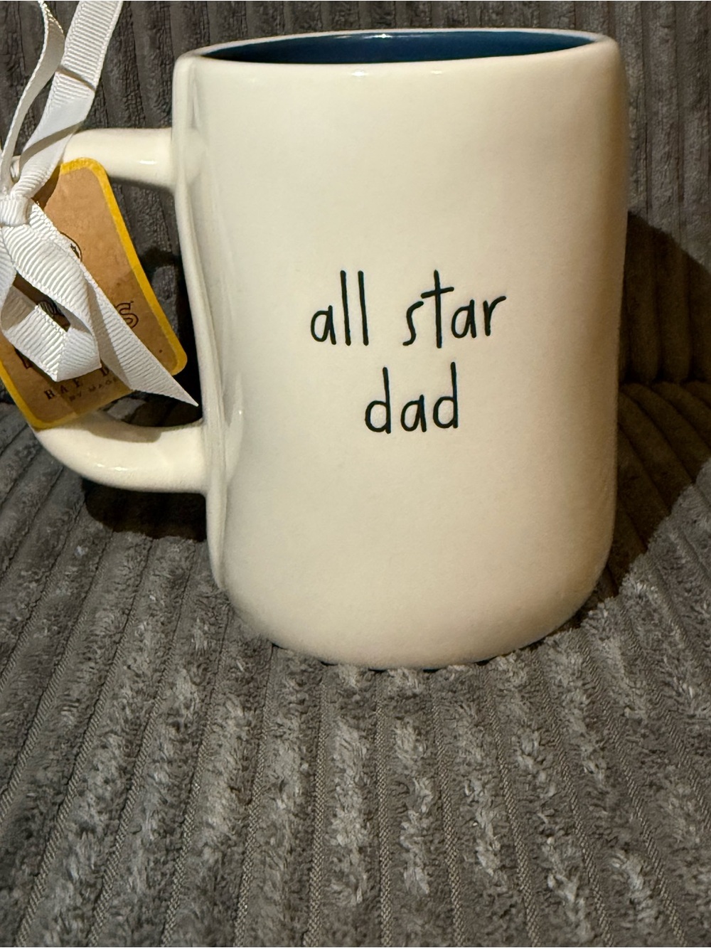 Rae Dunn x Peanuts Ceramic Mug ft Snoopy & Baseball ‘all star dad’ NWT - Picture 2 of 6